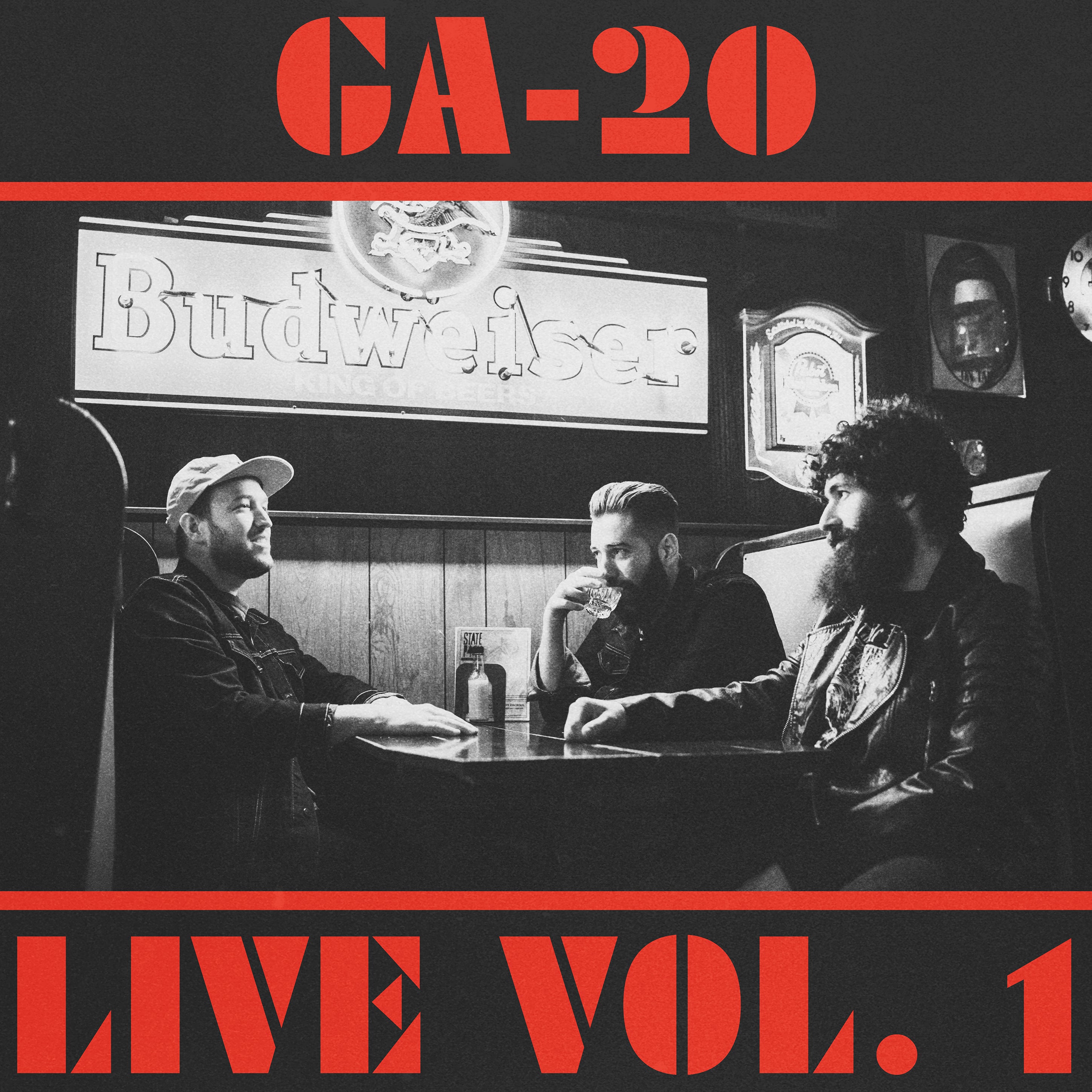 GA-20 Live Vol. 1 EP 45 tours vinyle turquoise blues live