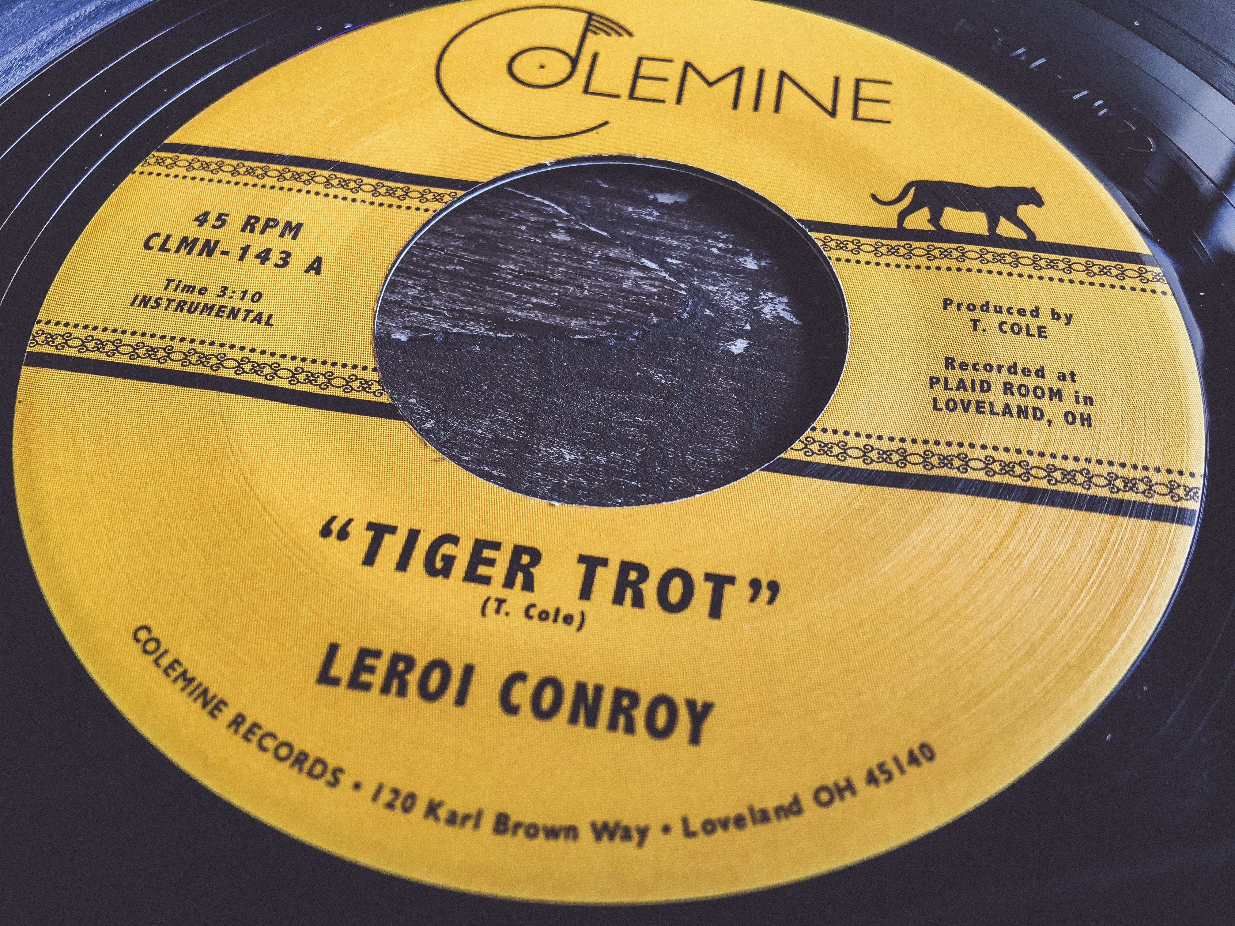 Leroi Conroy Tiger Trot 45 tours vinyle noir 7"