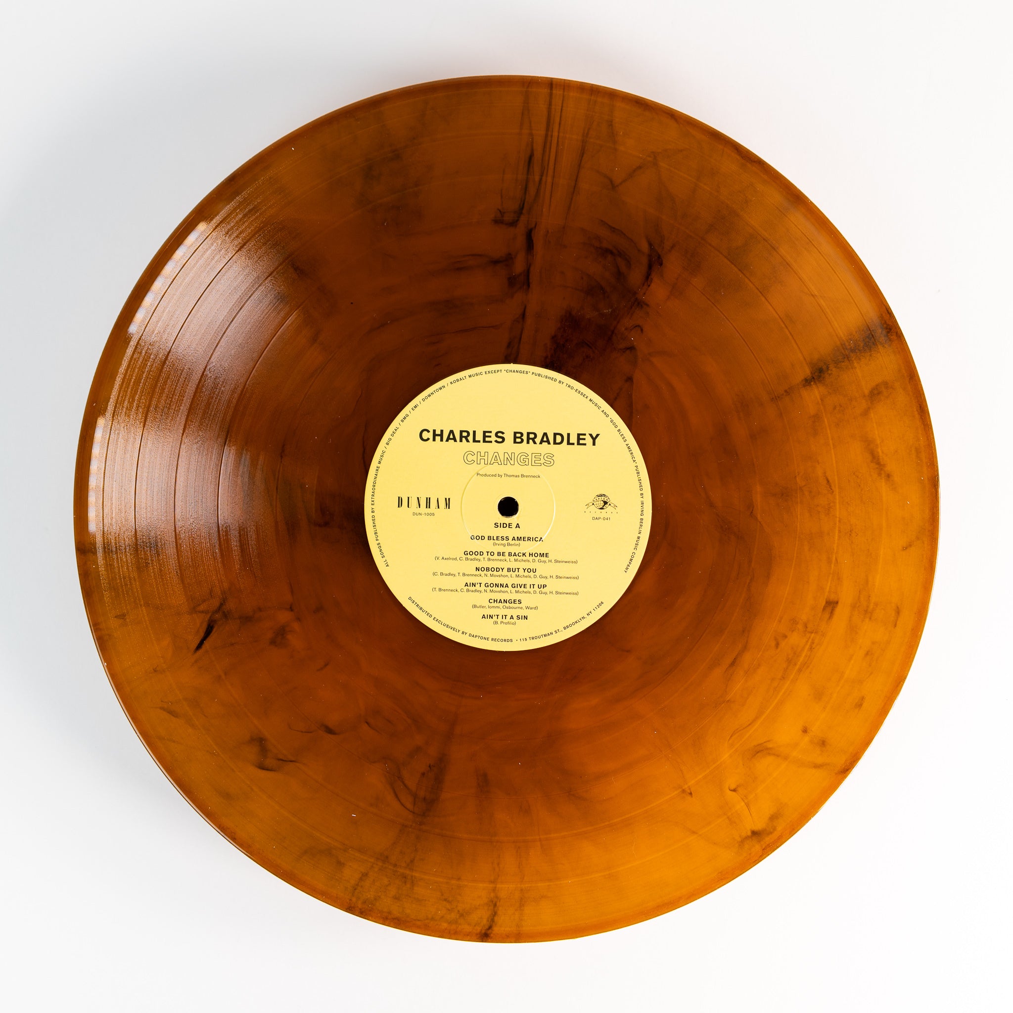 Charles Bradley Changes vinyle LP marbré brun soul
