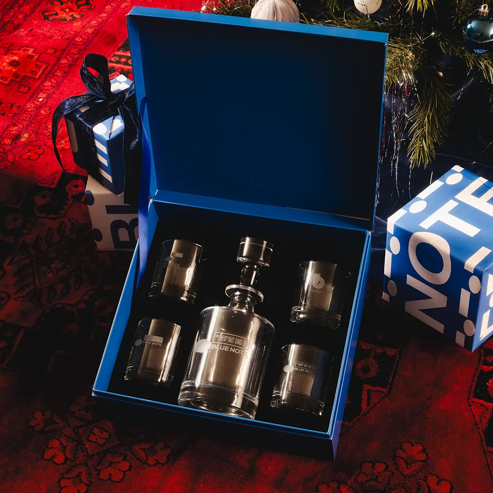 Blue Note Finest coffret carafe whisky 5 pièces verre