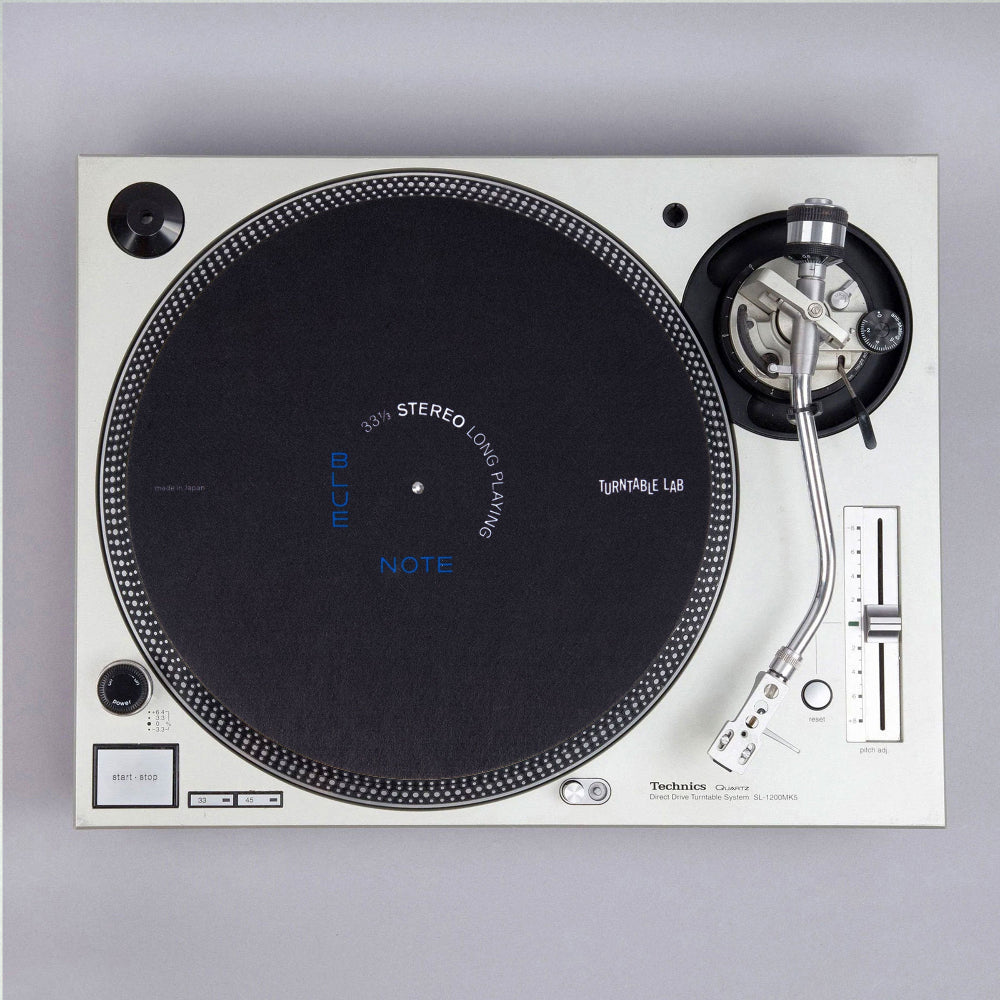 Blue Note x Turntable Lab couvre-plateau feutre noir