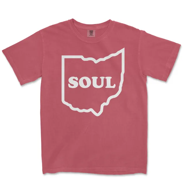 Ohio Soul Shirt t-shirt coton rouge taille L