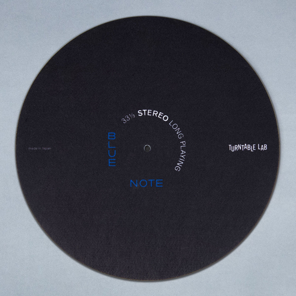 Blue Note x Turntable Lab couvre-plateau feutre noir