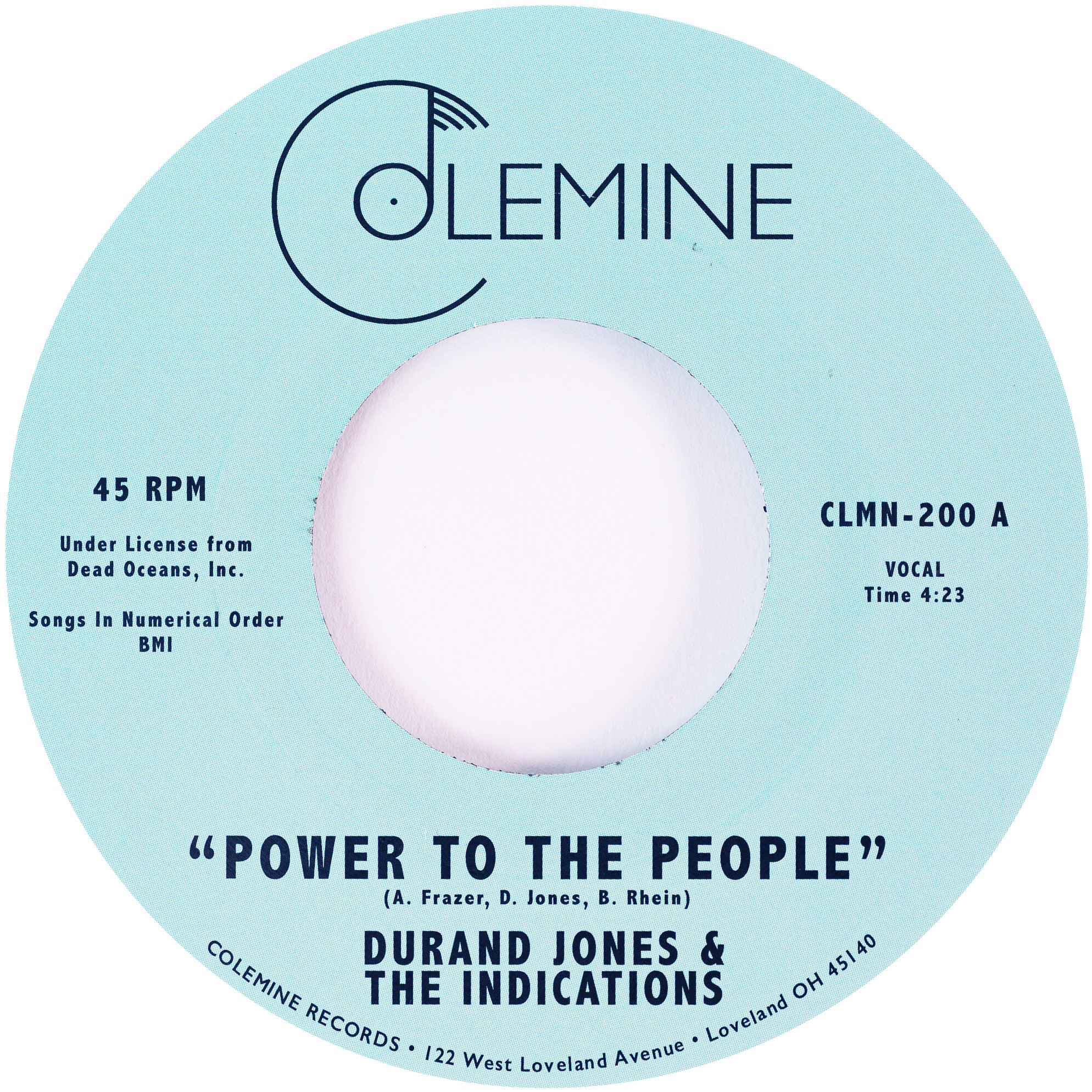Durand Jones & The Indications – Power To The People 45T