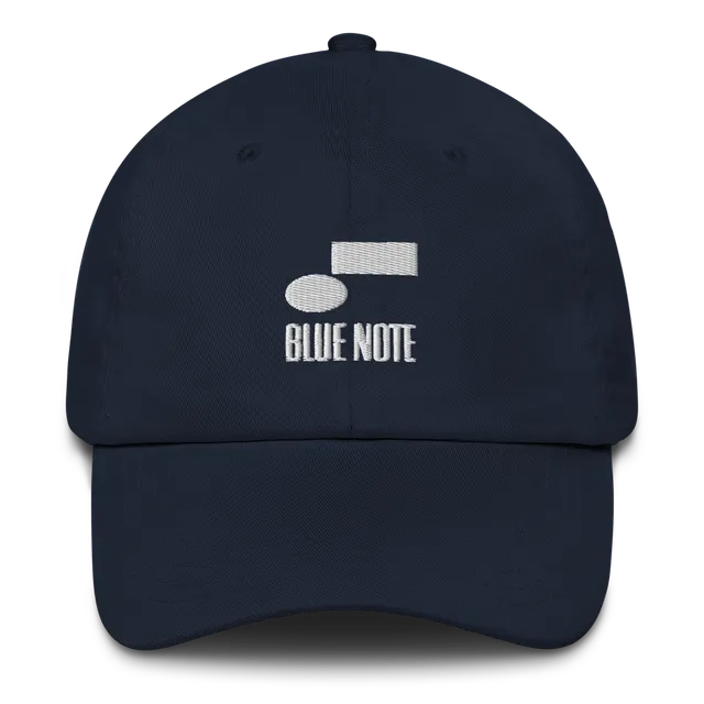 Blue Note Vintage Logo casquette twill noire coton
