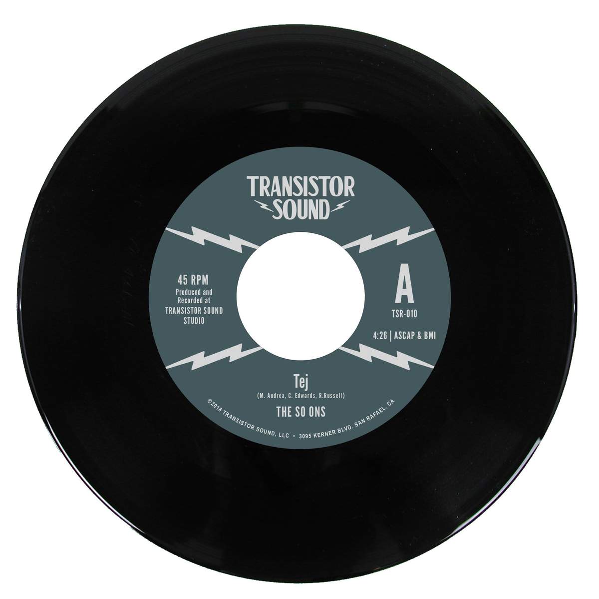 The So Ons Tej 45T vinyle noir afro soul