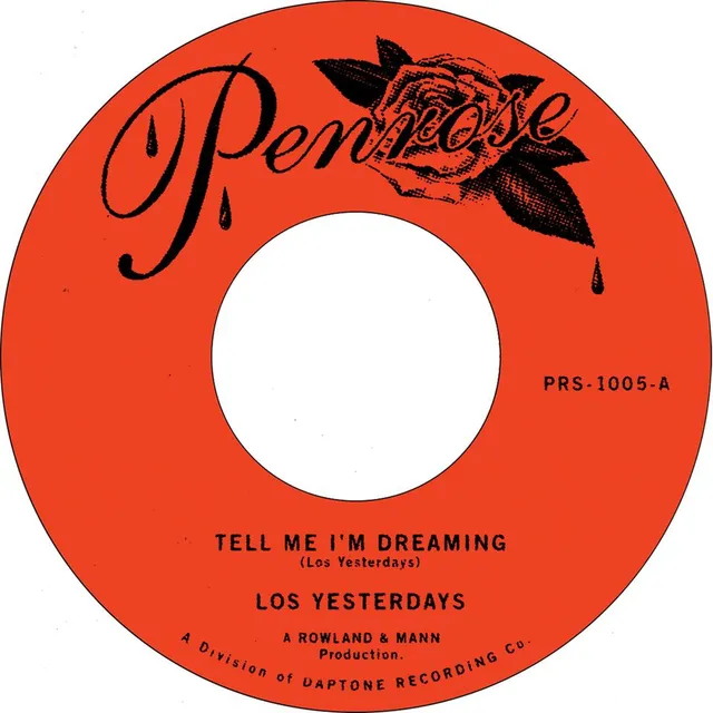 Los Yesterdays Tell Me I'm Dreaming 45T vinyle noir soul
