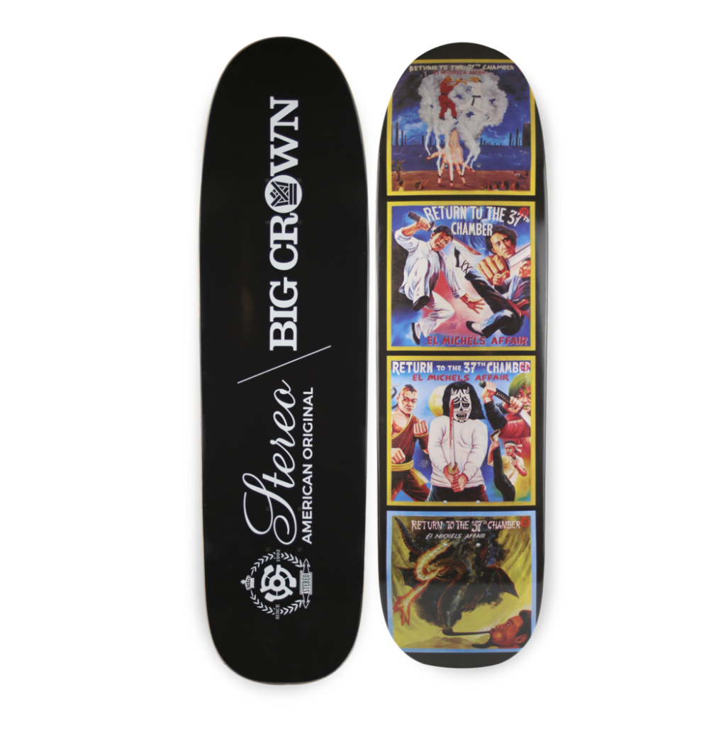 37th Chamber planche skateboard Stereo Deck Big Crown