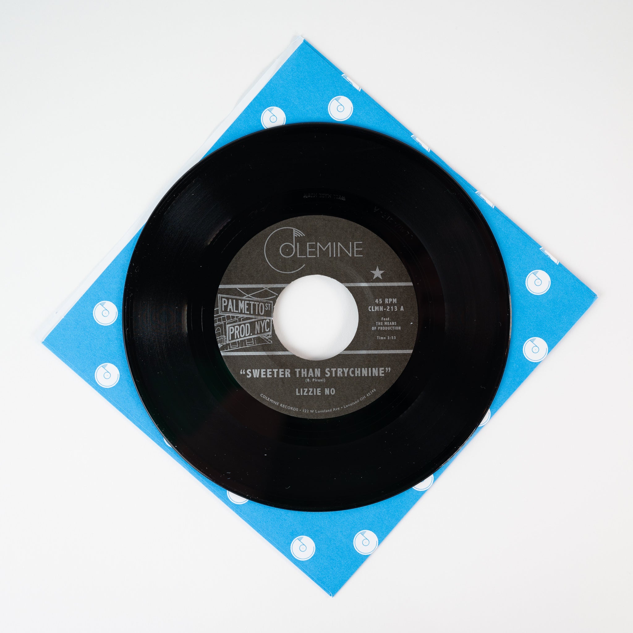 Colemine Lizzie No Sweeter Than Strychnine 45 tours vinyle rouge