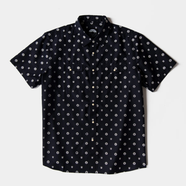Big Crown Records Wilson & Willy chemise bleue blanche