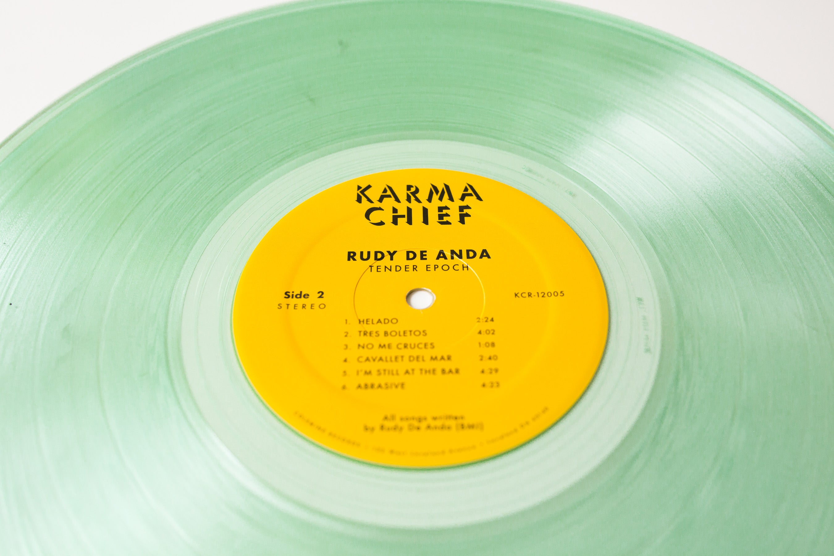Rudy De Anda Tender Epoch vinyle LP noir psych latin