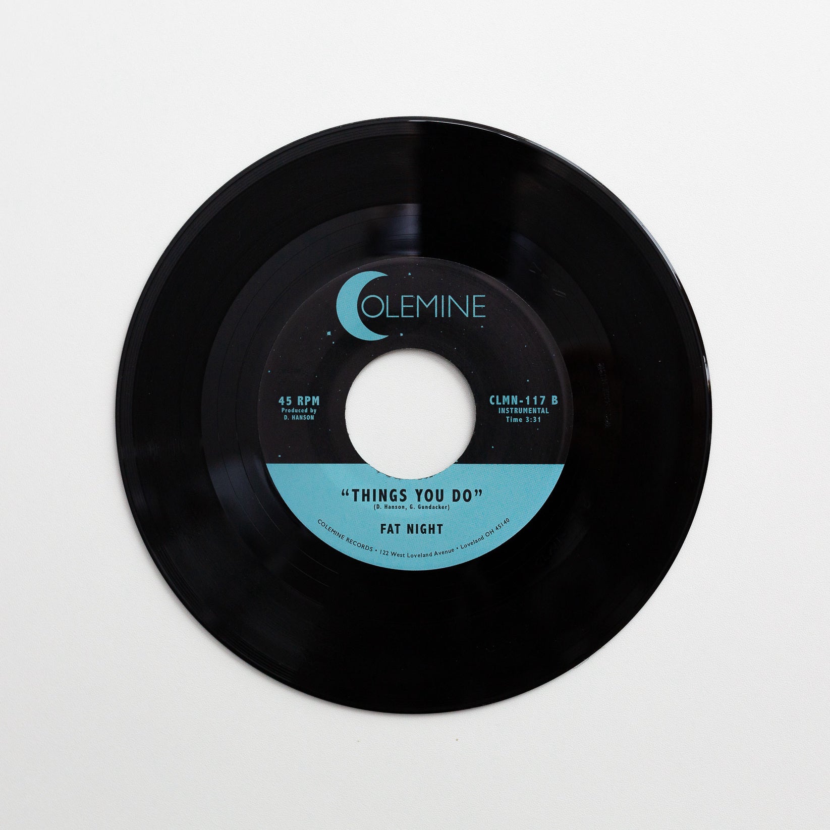 Fat Night Things You Do 45 tours vinyle 7" moon sweet soul