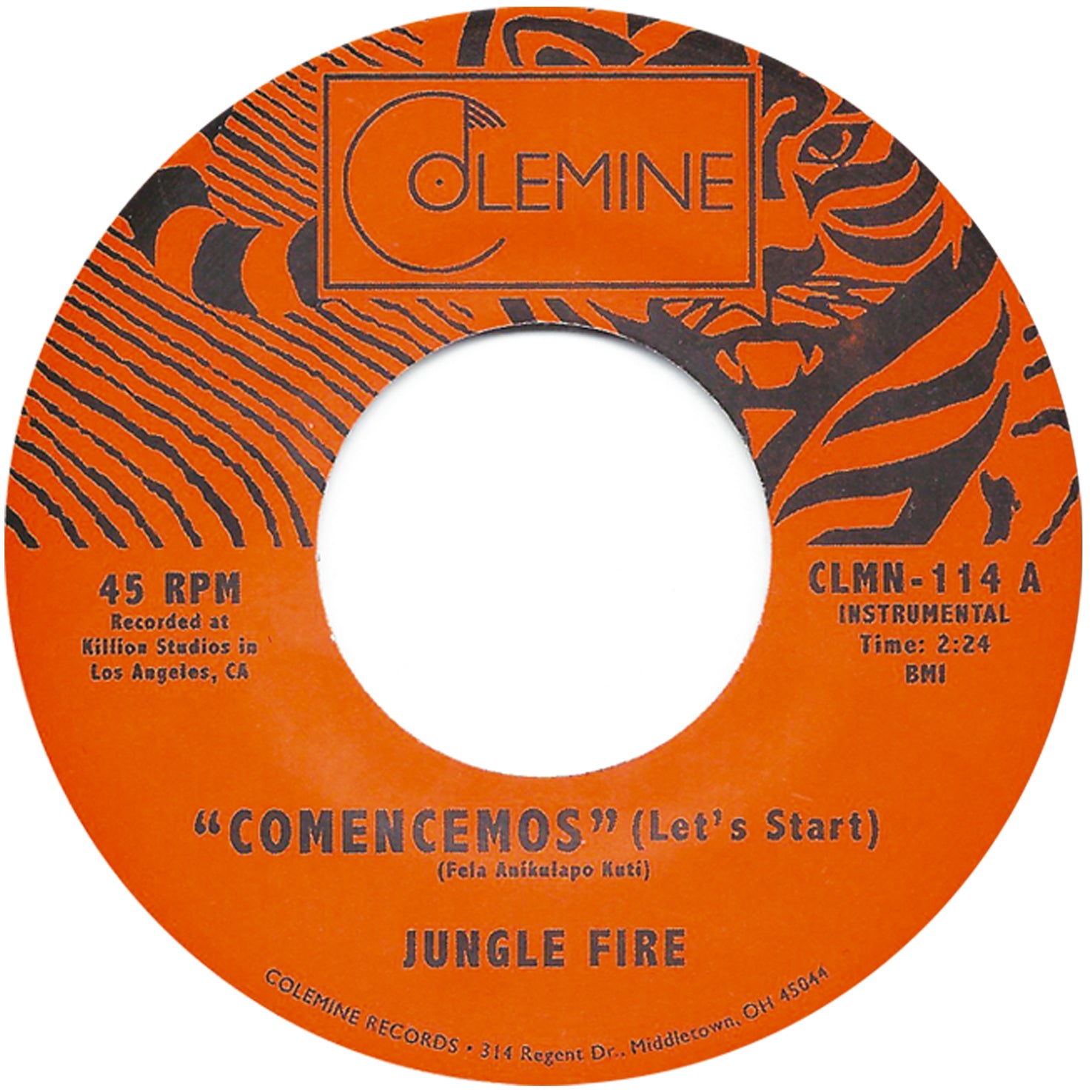 Jungle Fire Comencemos / Tokuta 45T Vinyle