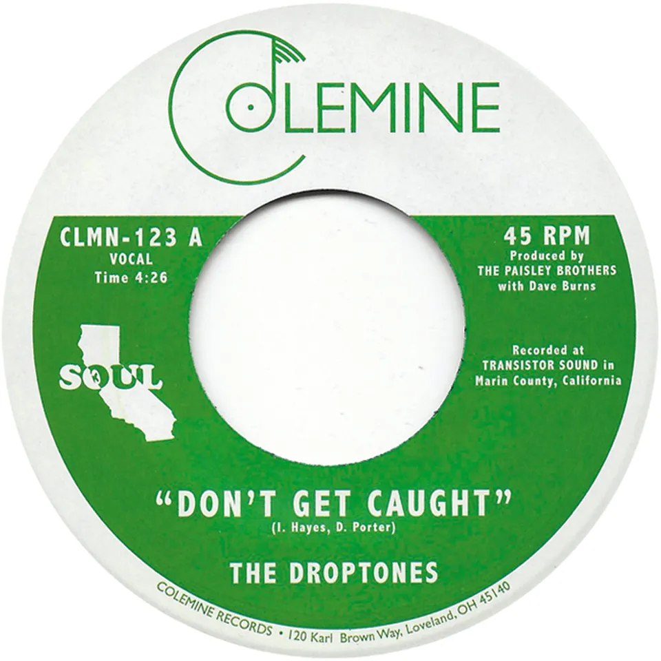 The Droptones Don't Get Caught 45 tours vinyle vert