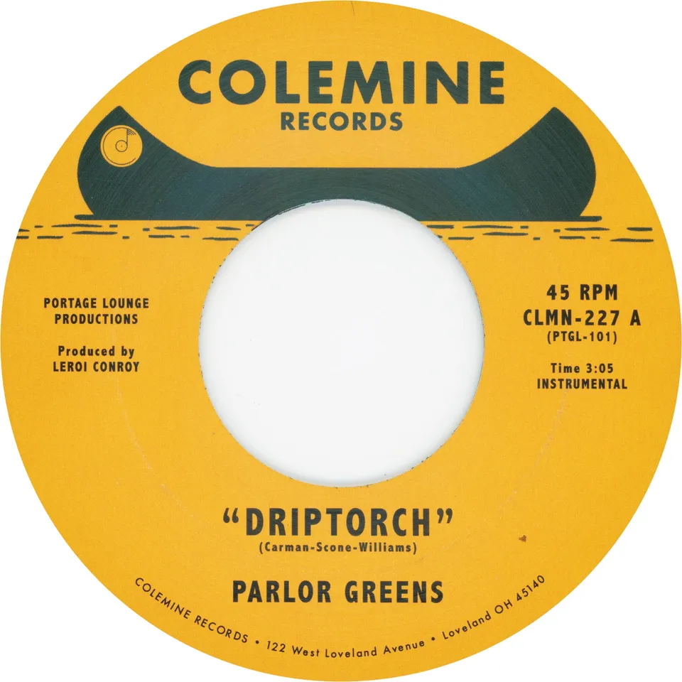 Parlor Greens Driptorch 45 tours vinyle noir Hammond soul