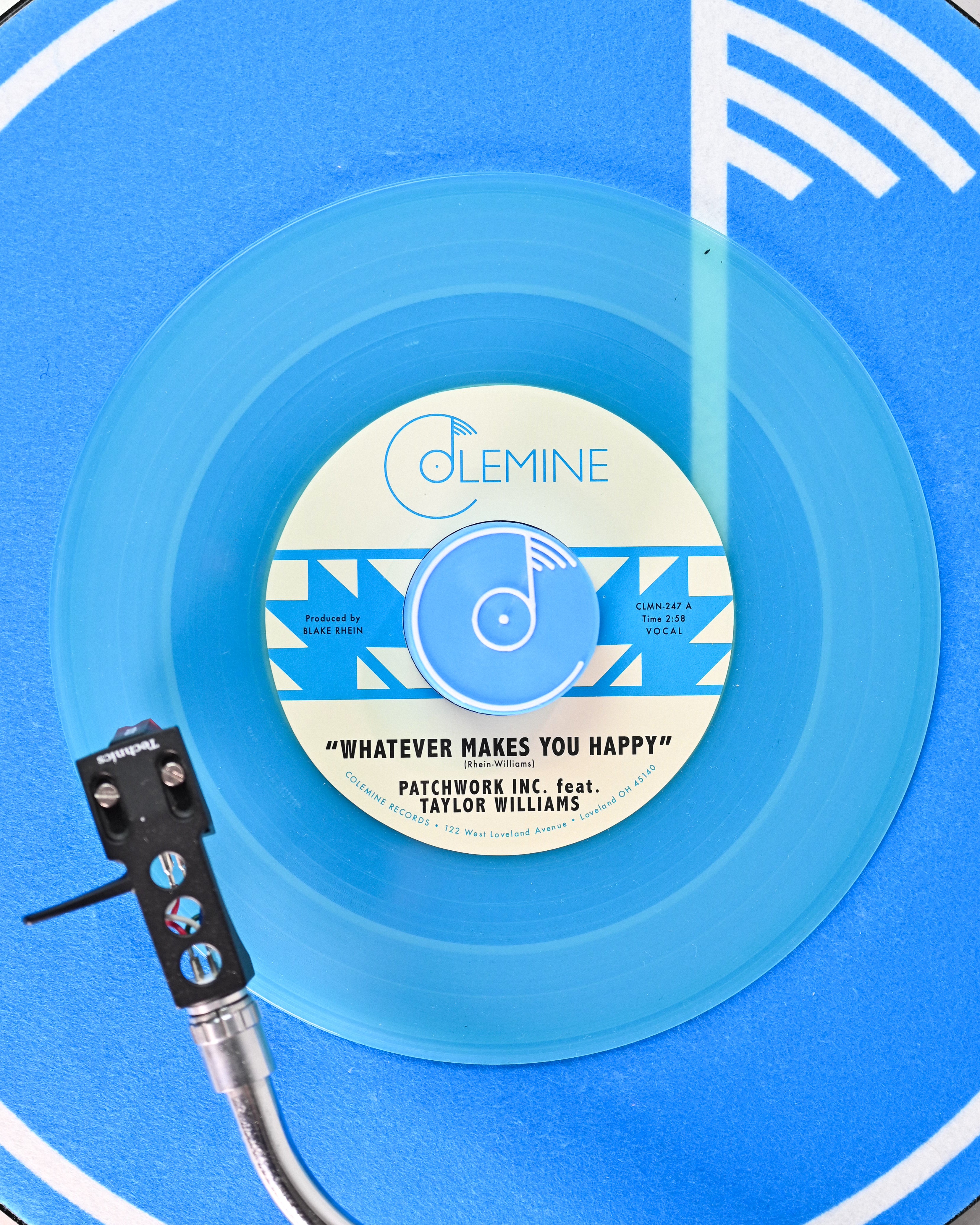 Patchwork Inc. Whatever Makes You Happy 45T Bleu