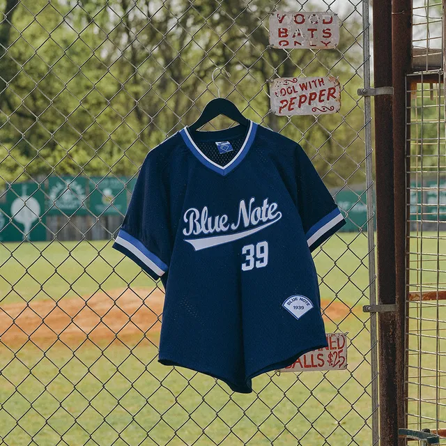 Blue Note Baseball Mesh Batting Practice Jersey maillot polyester