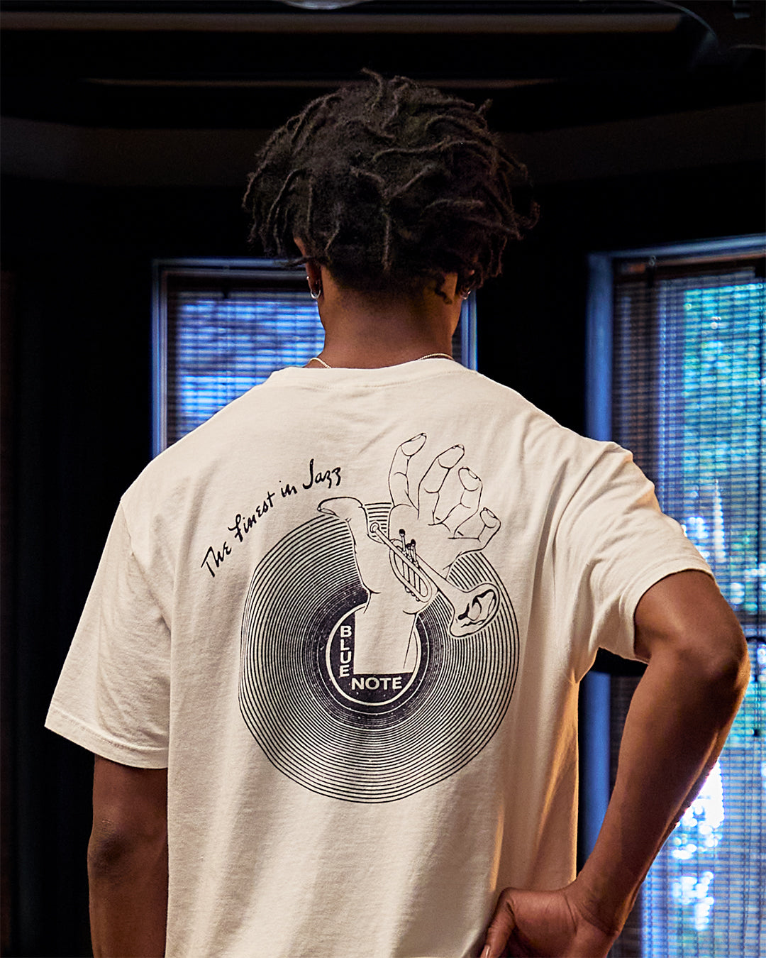 Blue Note Merch Vintage Catalog T-shirt coton blanc L