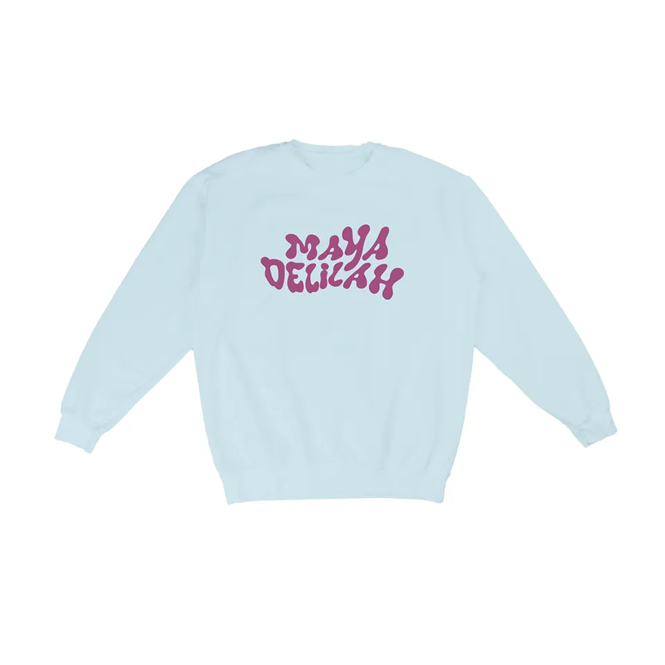 Blue Note Maya Delilah Logo Crewneck sweat chambray taille M