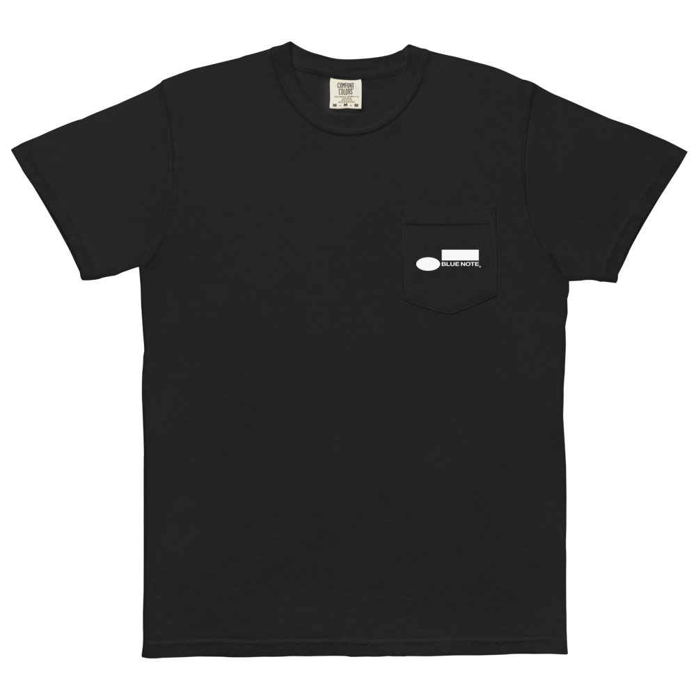 Blue Note Classic Logo Pocket T-Shirt unisexe blanc coton