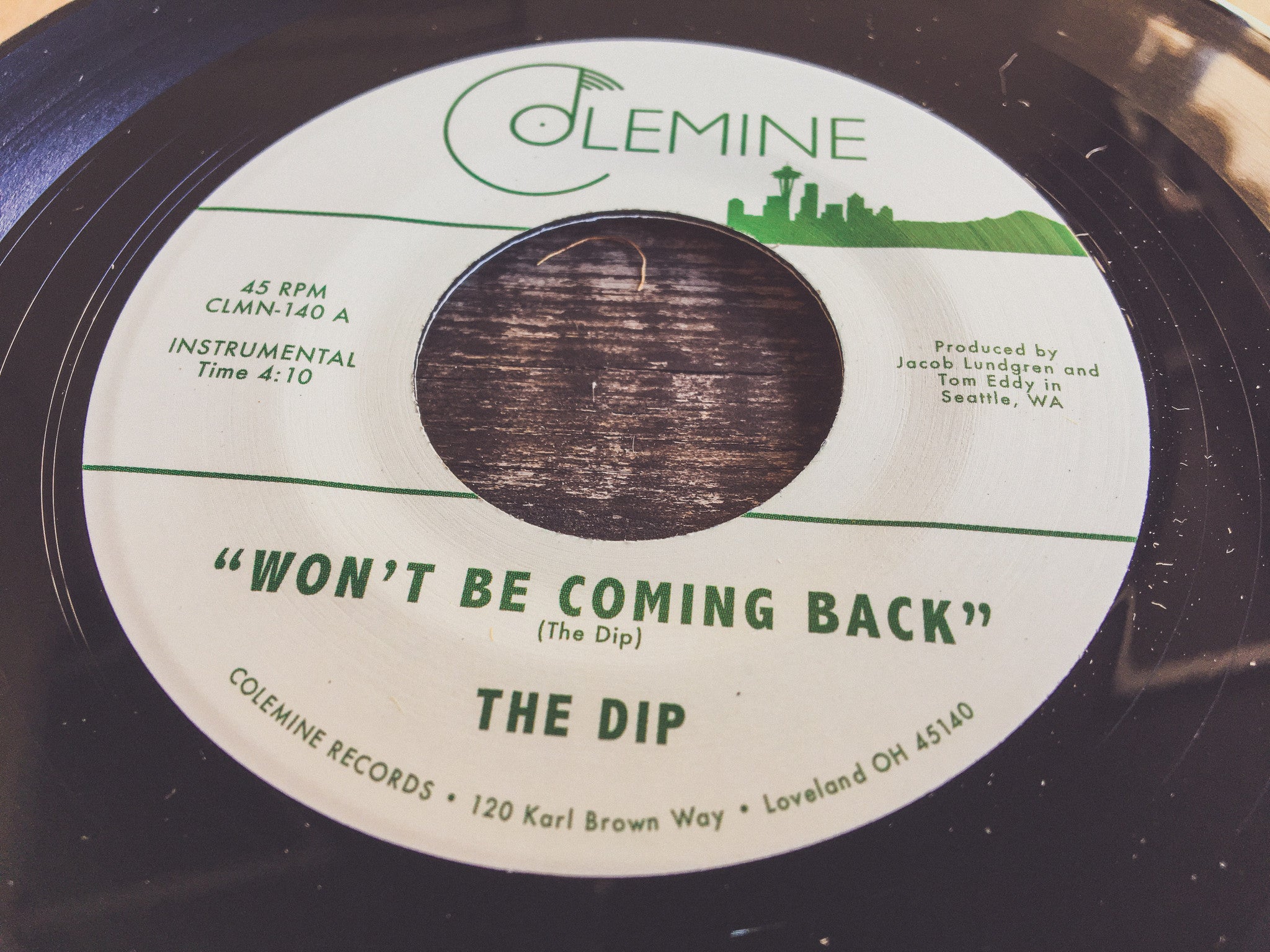 The Dip Won't Be Coming Back vinyle 45 soul