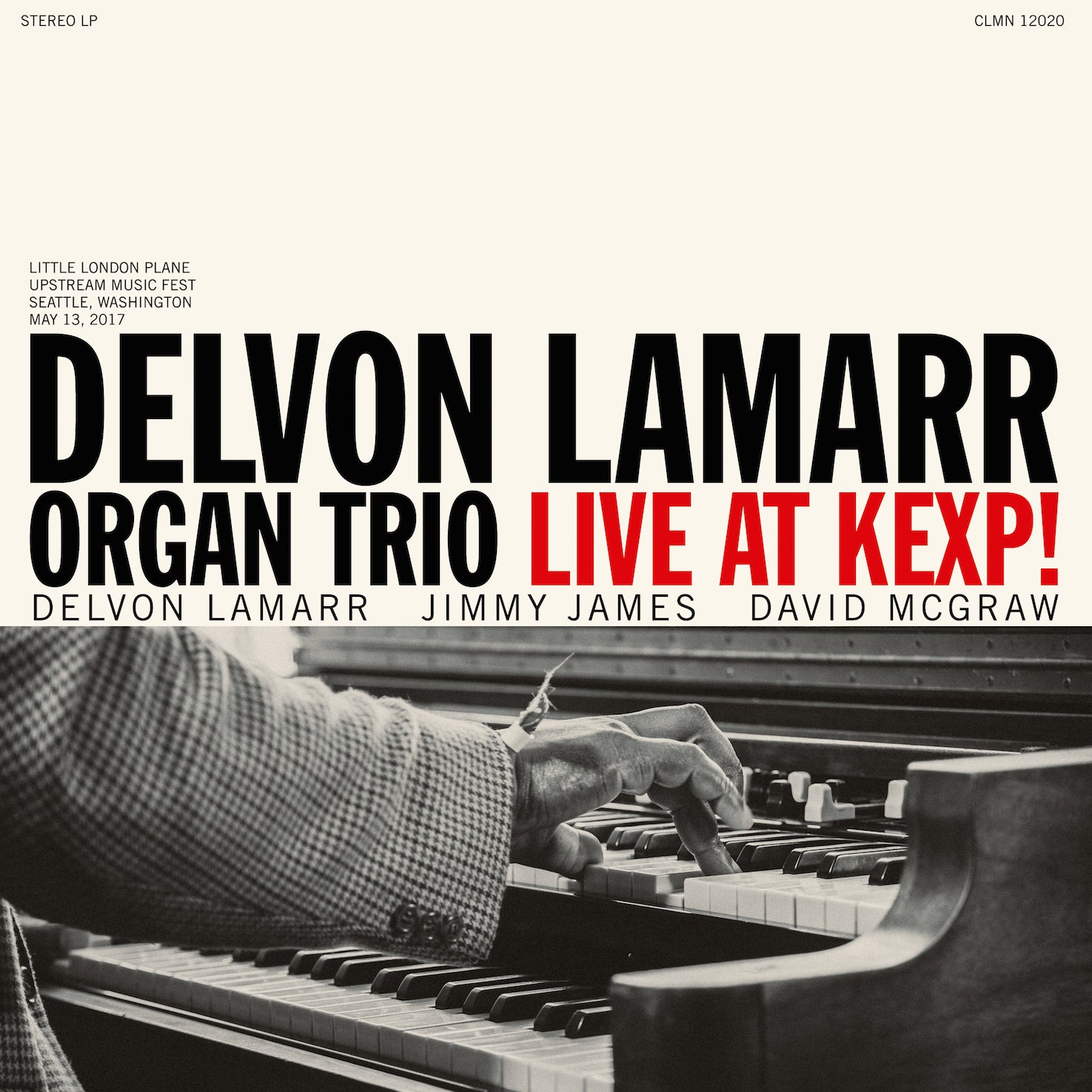 Colemine Delvon Lamarr Organ Trio Live At KEXP! vinyle orange