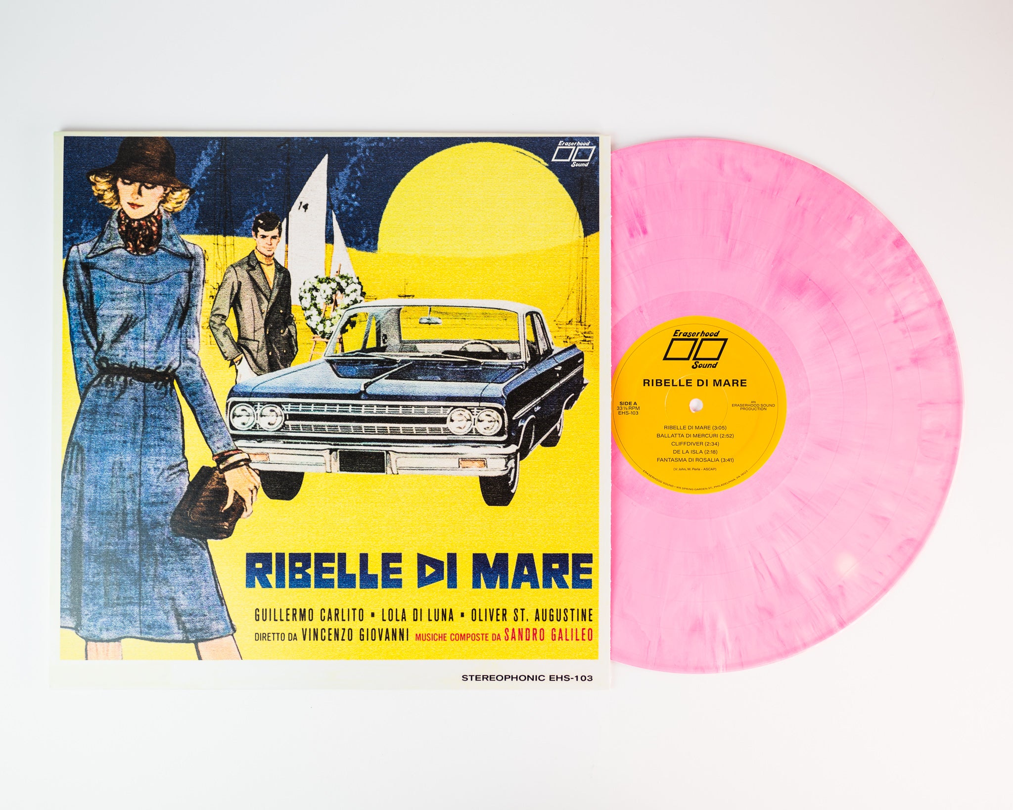 Eraserhood Sound Ribelle Di Mare vinyle LP rose bubblegum