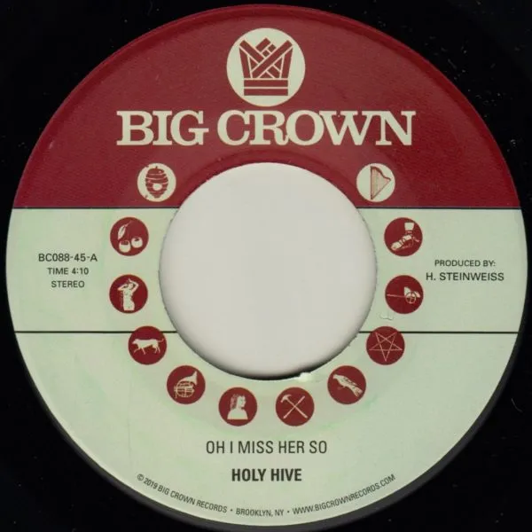 Holy Hive Oh I Miss Her So 45t vinyle single folk soul