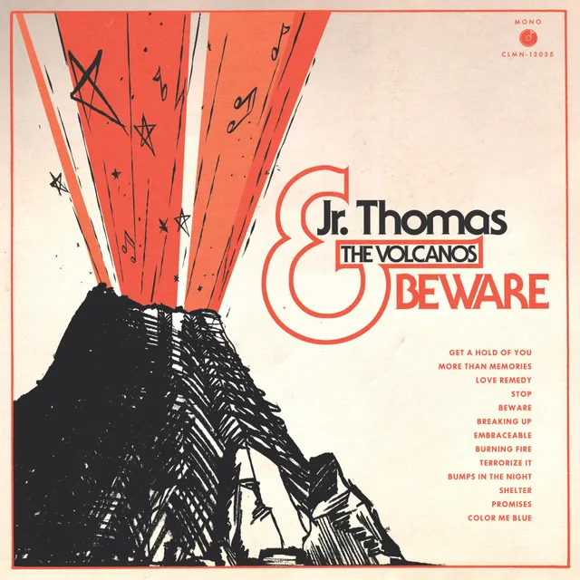 Jr. Thomas & The Volcanos Beware LP vinyle noir reggae