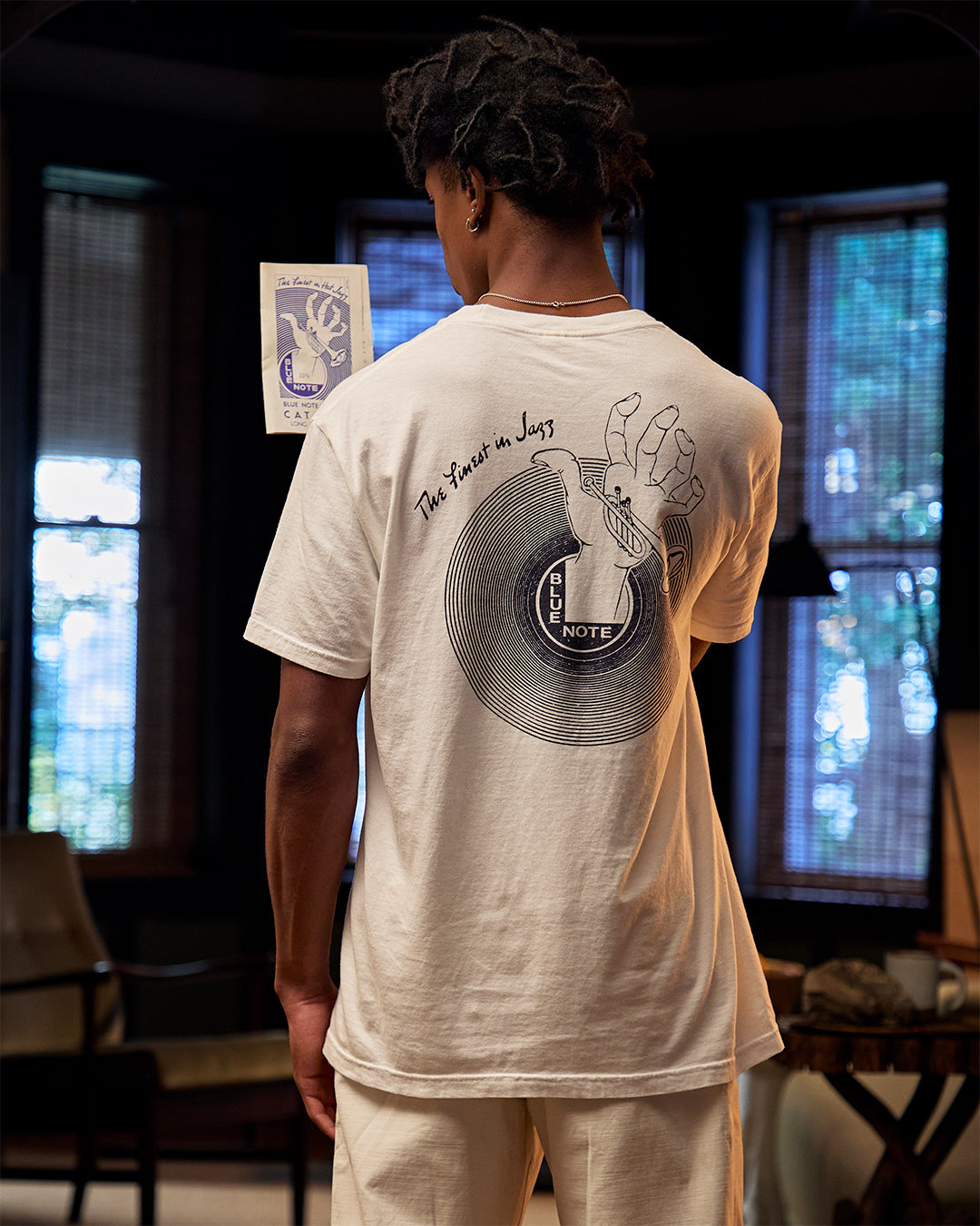 Blue Note Merch Vintage Catalog T-shirt coton blanc L