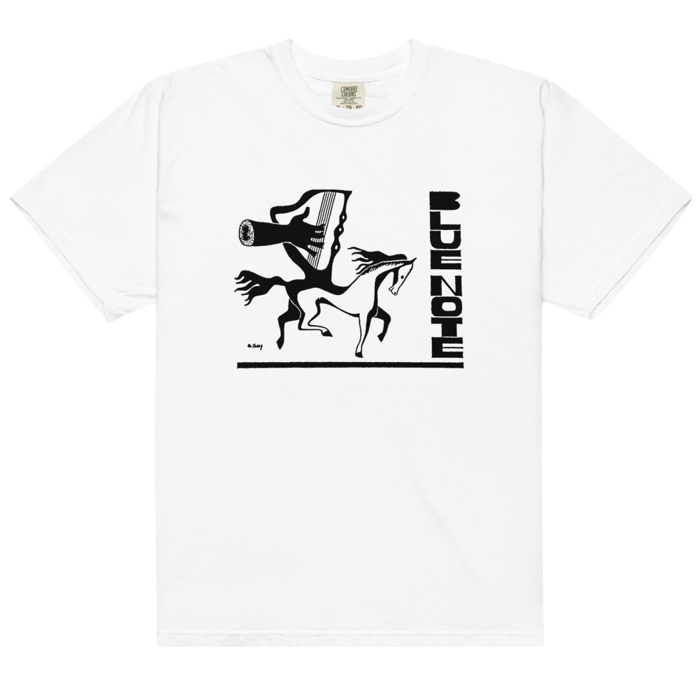 Blue Note Harpsichord T-shirt coton blanc et noir