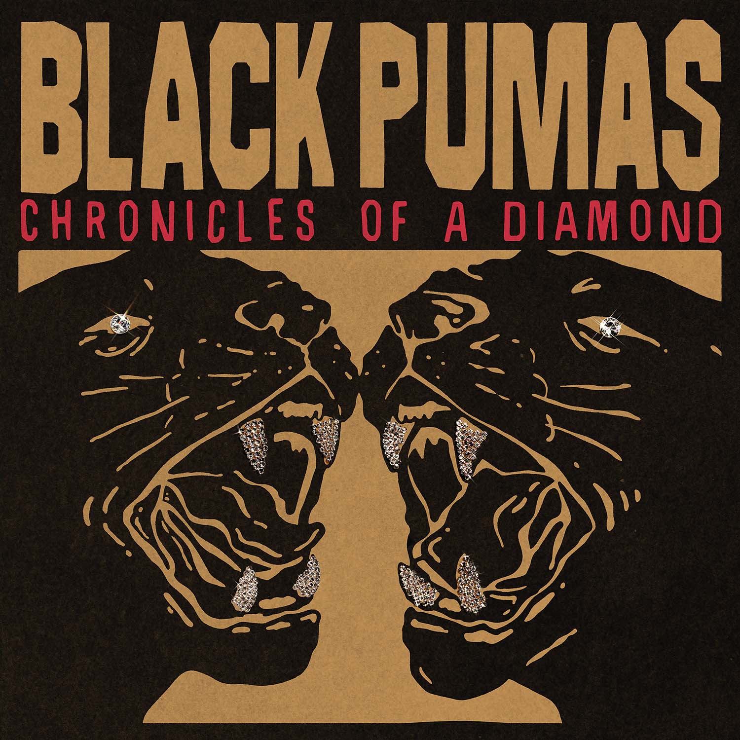 Black Pumas Chronicles Of A Diamond LP vinyle rouge soul psyché