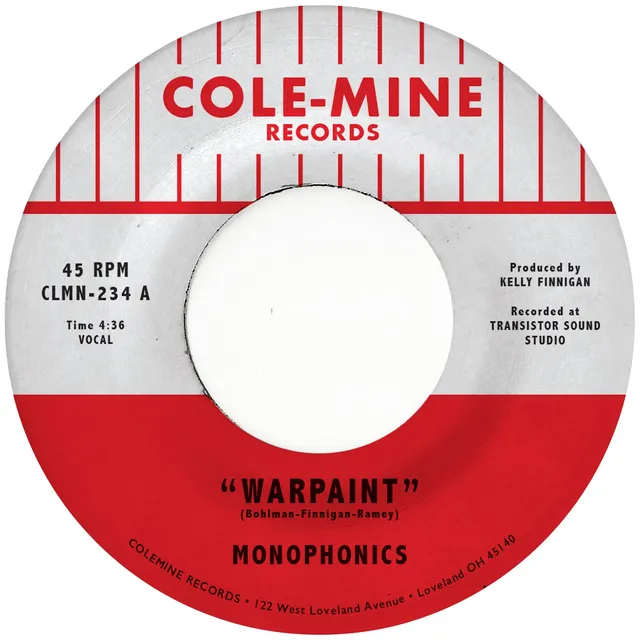 Monophonics Warpaint single 7 pouces vinyle marbré