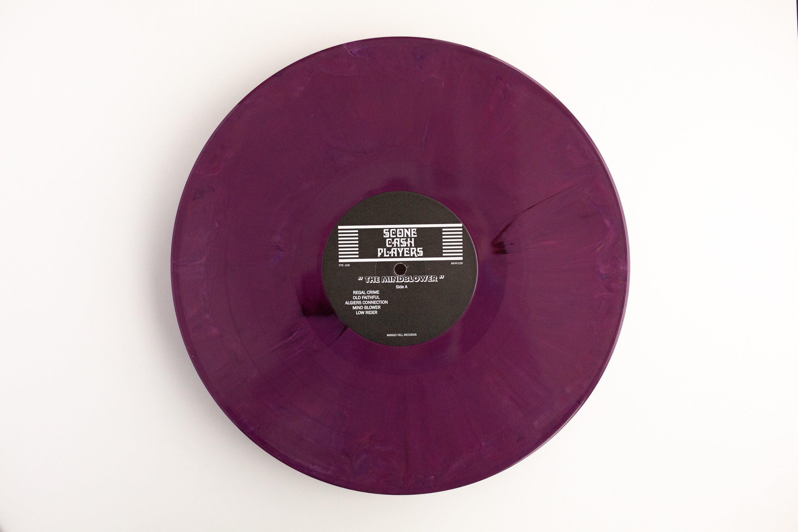 Scone Cash Players The Mind Blower vinyle LP couleur signé