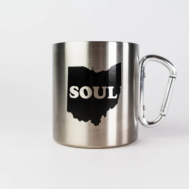 Colemine Ohio Soul Camping Mug aluminium mousqueton
