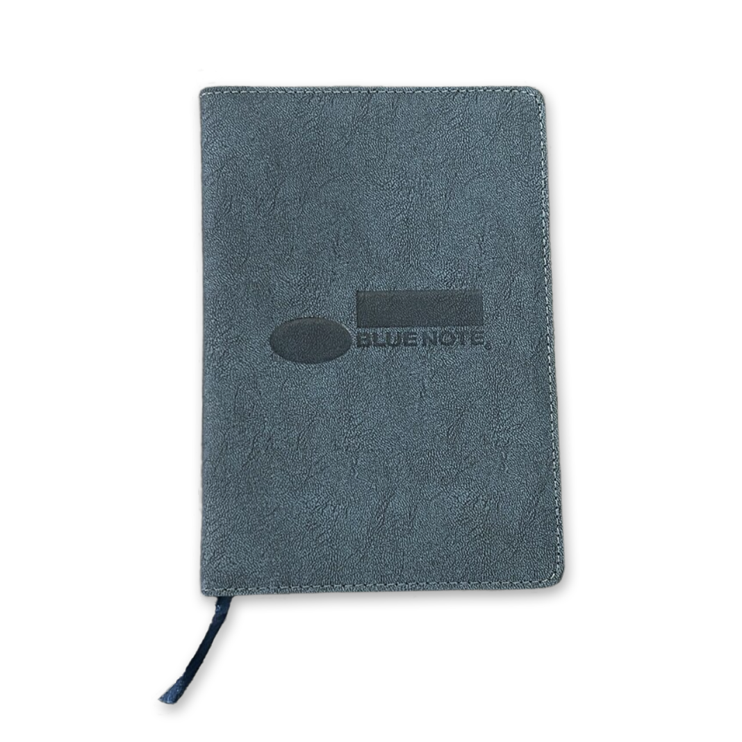 Classic Blue Note carnet A5 ligné simili cuir logo