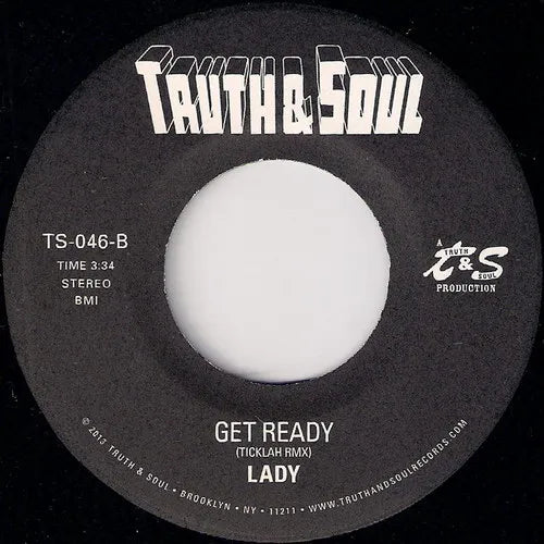 Lady Get Ready 45 tours single soul Truth & Soul