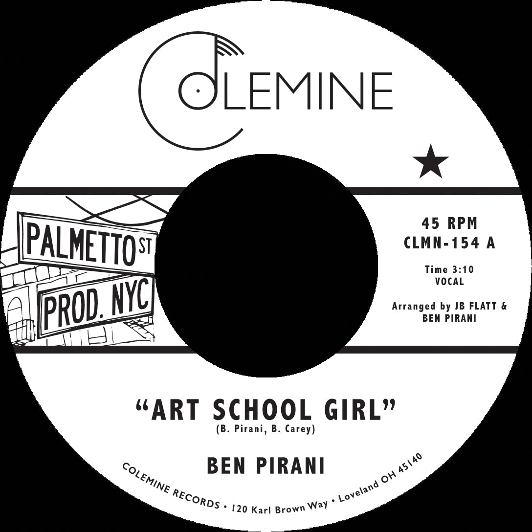 Colemine Ben Pirani Art School Girl 45 tours violet 7 pouces