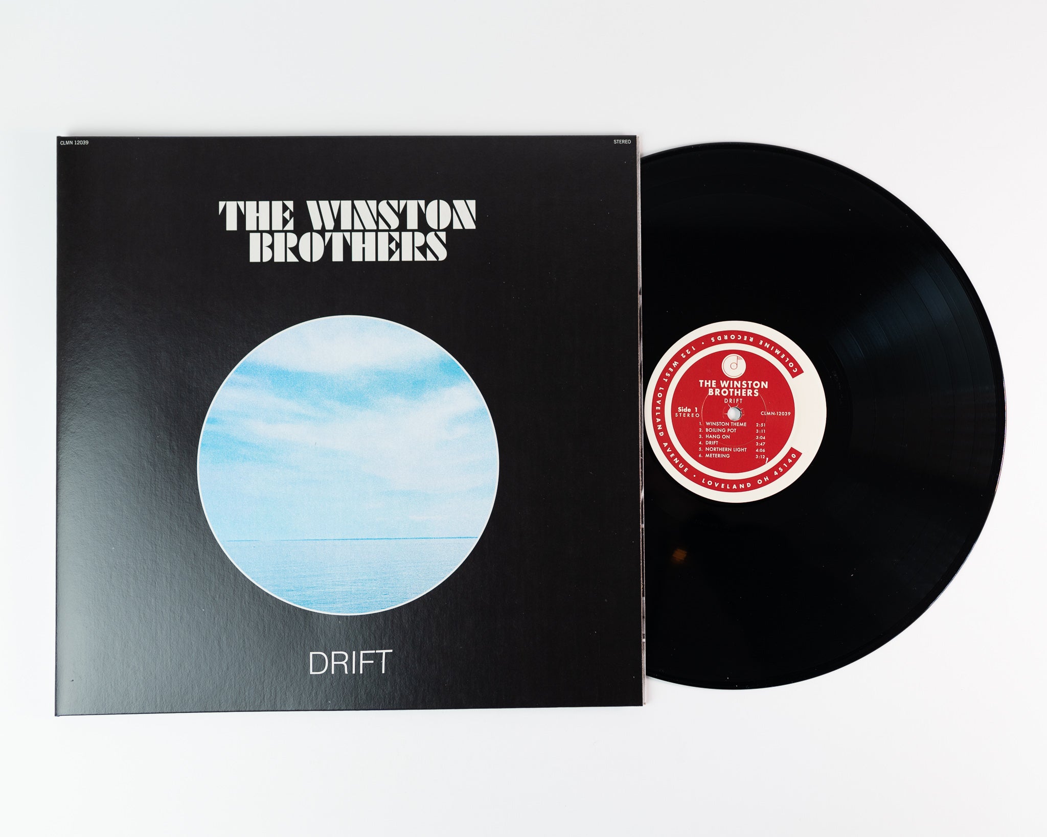 The Winston Brothers Drift LP funk vinyle marron transparent