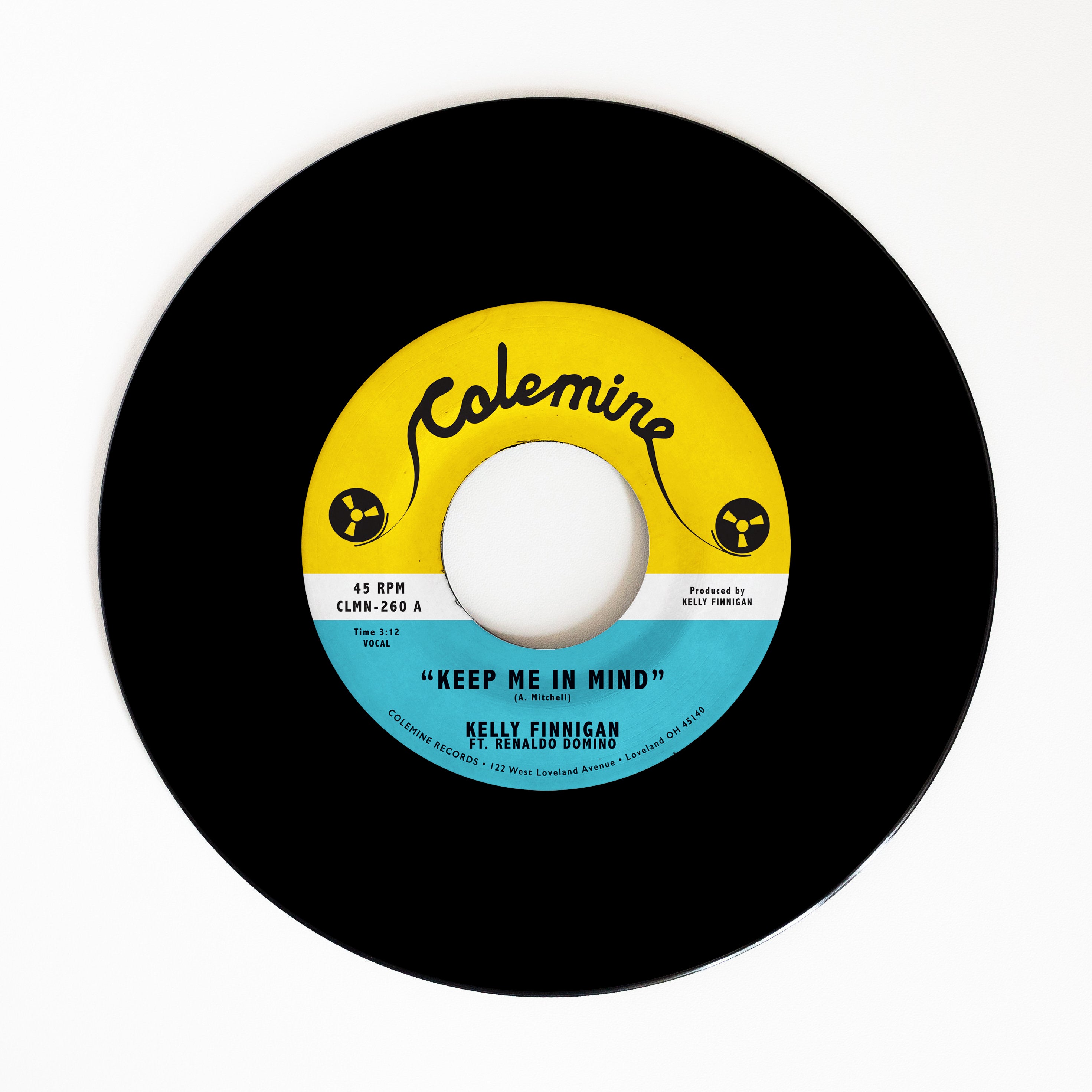 Colemine Kelly Finnigan Keep Me In Mind 45 tours bleu nuit