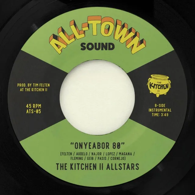 The Kitchen II Allstars Bongo Grove 45 tours 7" noir funk