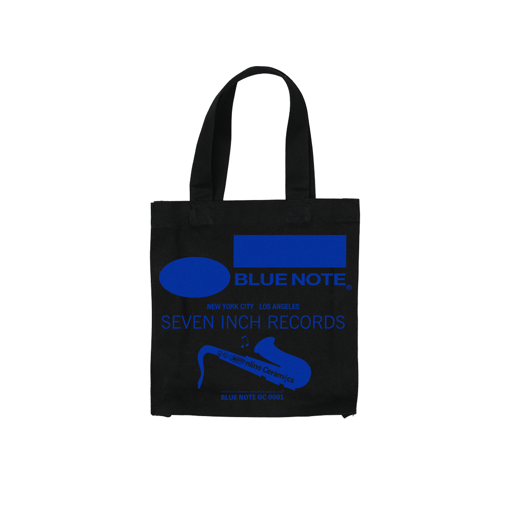Blue Note Merch Online Ceramics Black 7" Record Tote sac coton