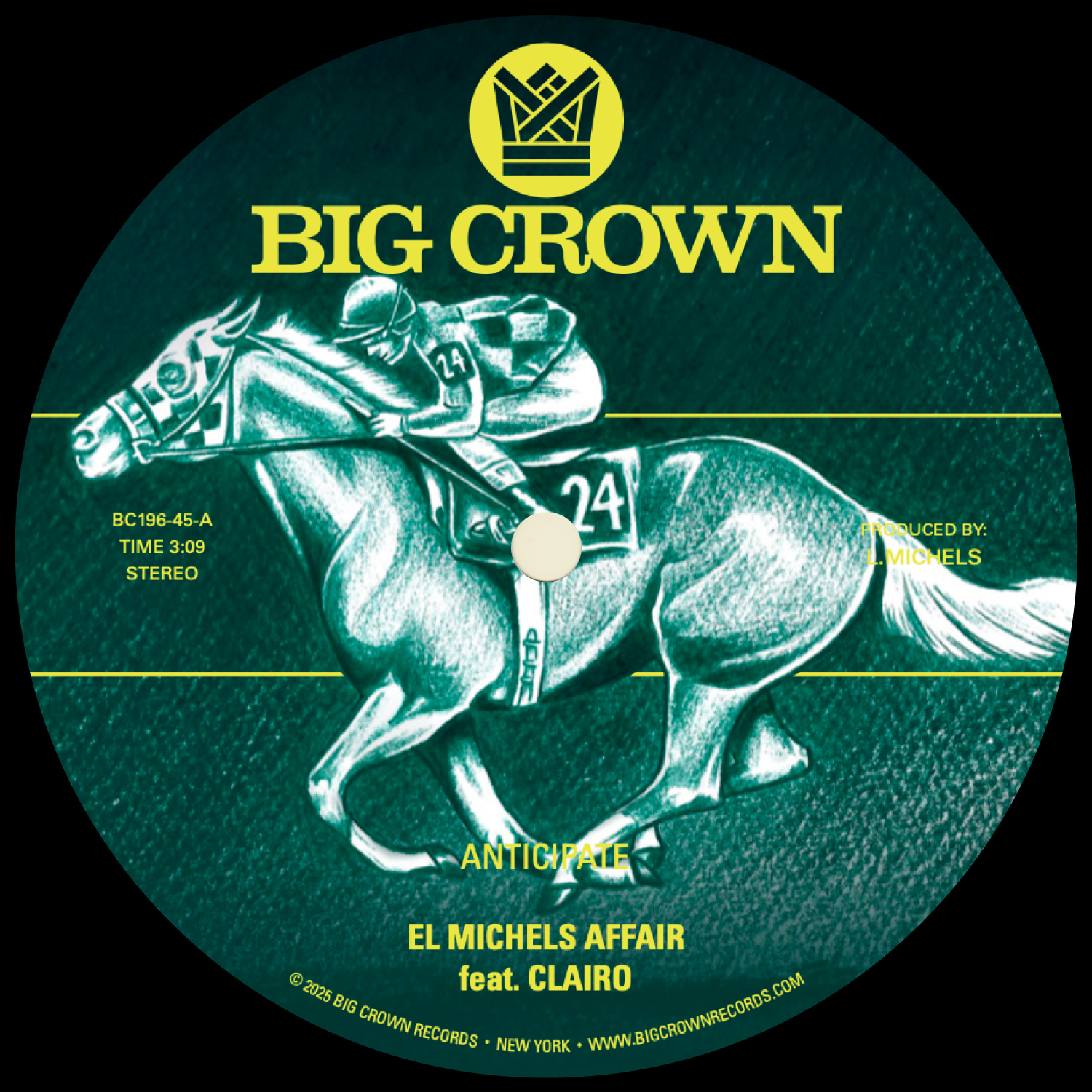 Big Crown El Michels Affair Anticipate vinyle 45T Clairo