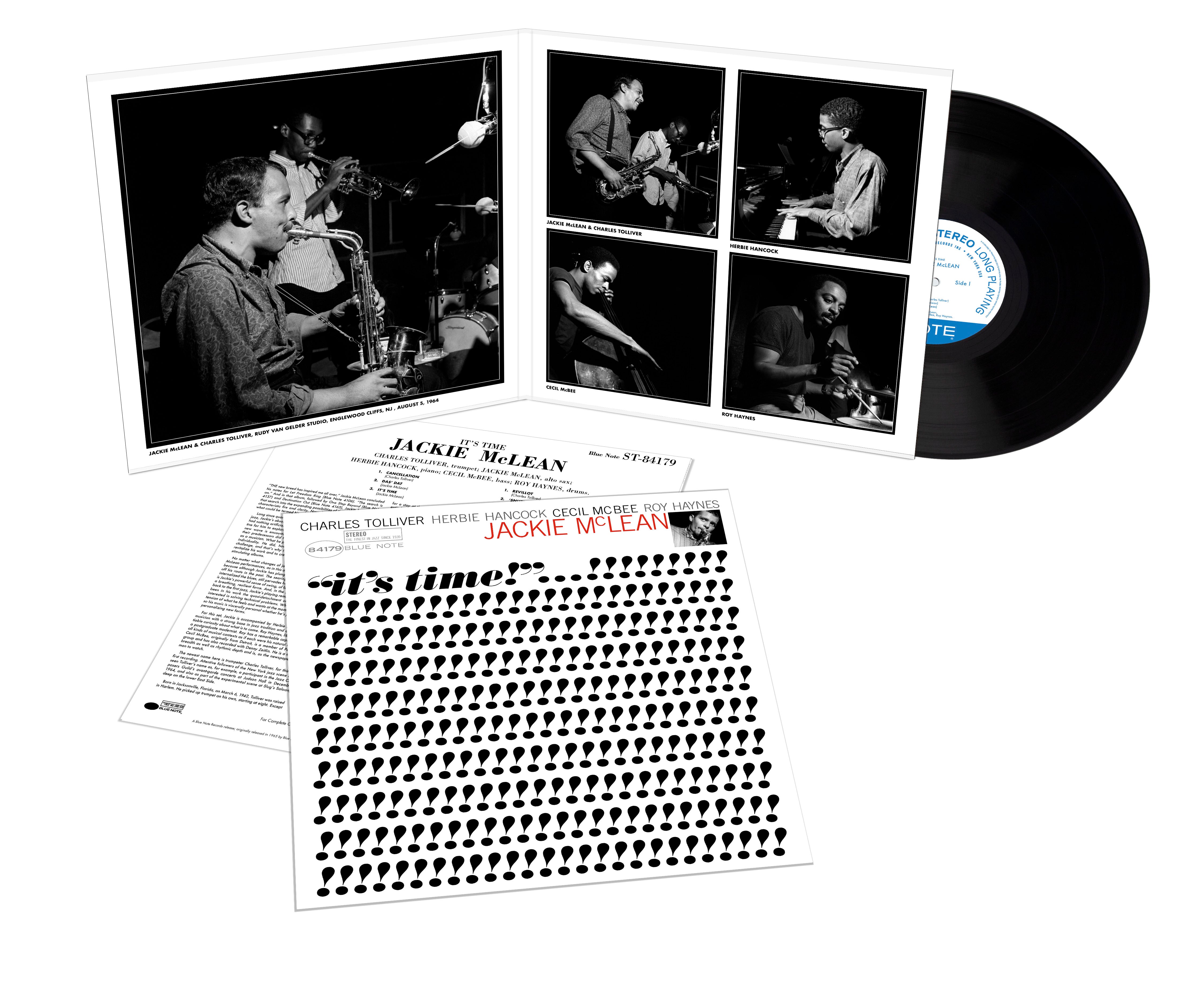 Blue Note Tone Poet Jackie McLean It's Time vinyle 180g