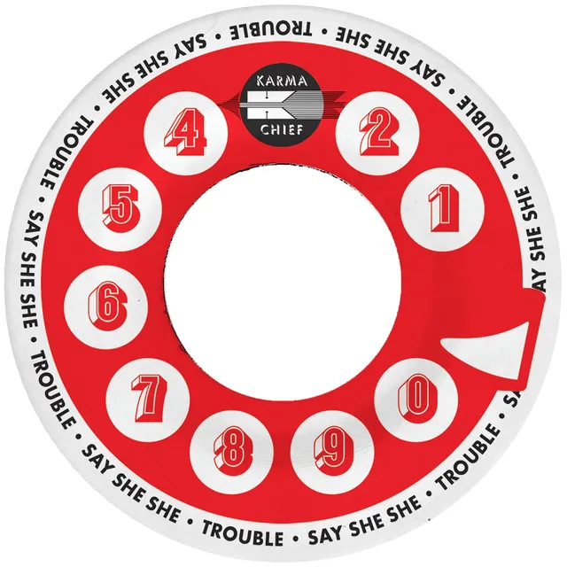 Say She She Trouble 45 tours vinyle rouge soul