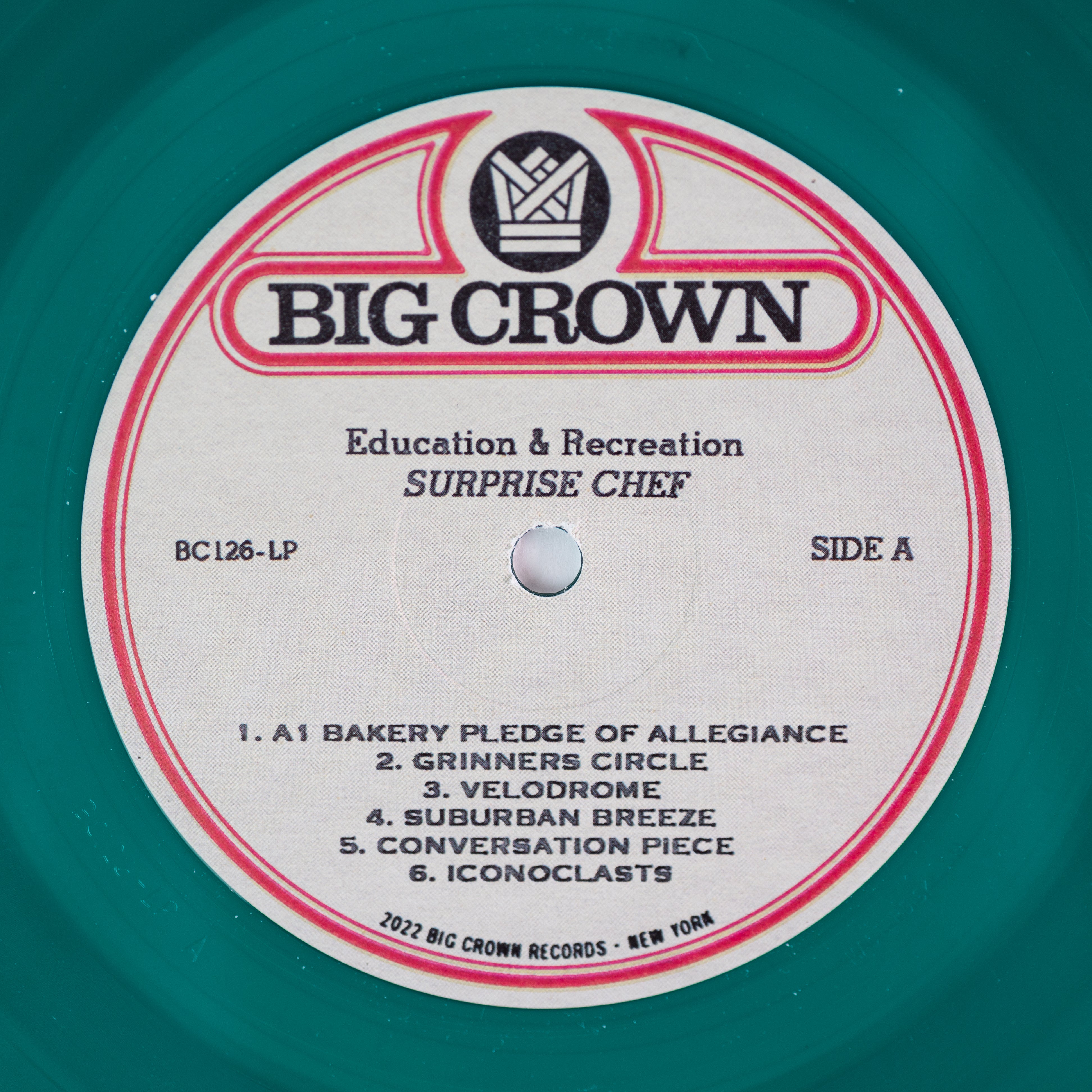 Surprise Chef Education and Recreation LP vinyle vert