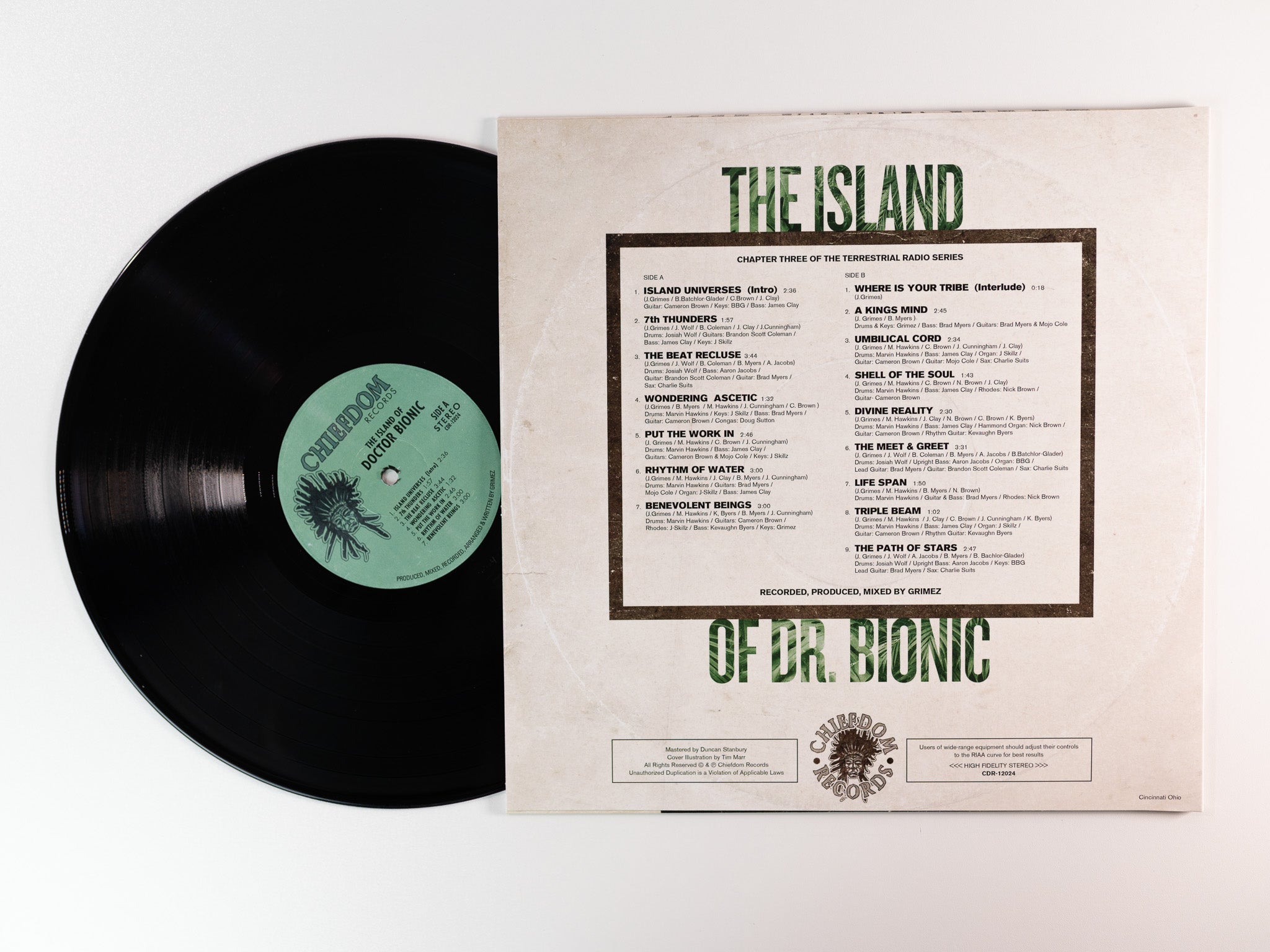 Doctor Bionic Island Of Doctor Bionic LP vinyle noir instrumental
