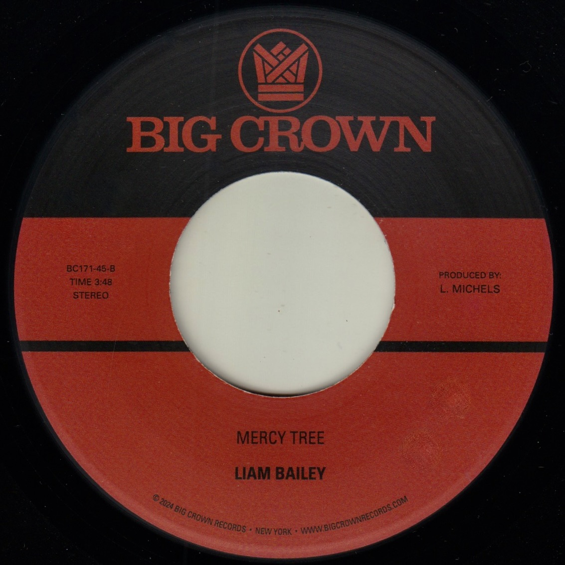 Big Crown Liam Bailey Dance With Me 45 tours single reggae