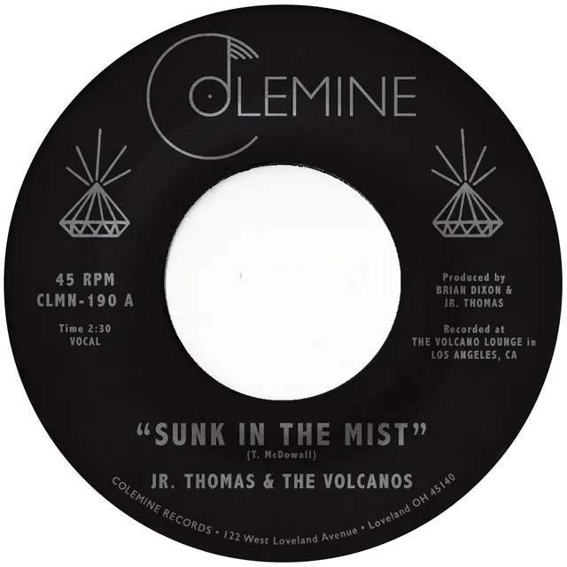 Jr. Thomas & The Volcanos Sunk In The Mist 45T vinyle orange