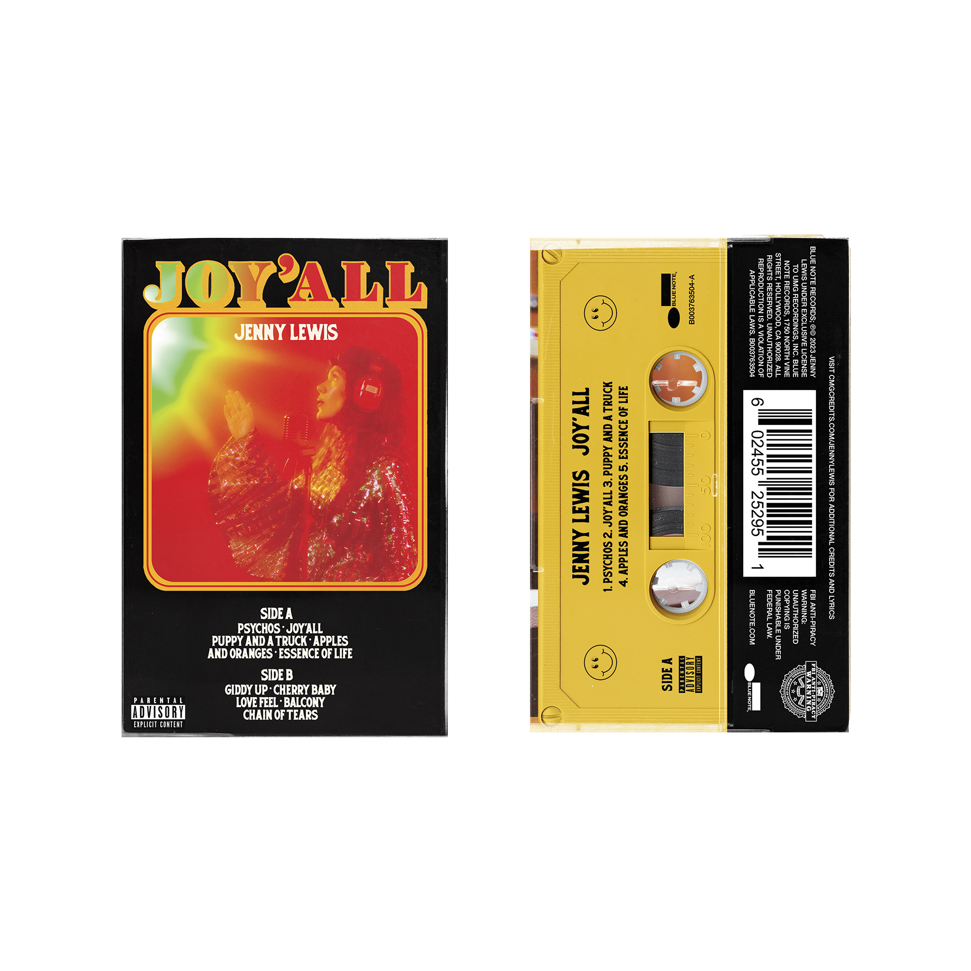 Blue Note Jenny Lewis Joy'All CD 10 titres signé Dave Cobb